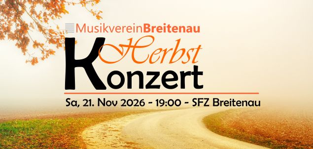 Herbstkonzert 2026 – SAVE THE DATE
